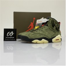 TRAVIS SCOTT X AIR JORDAN 6 'OLIVE'