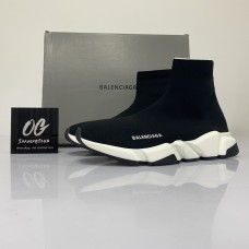 BALENCIAGA SPEED TRAINER BLACK WHITE